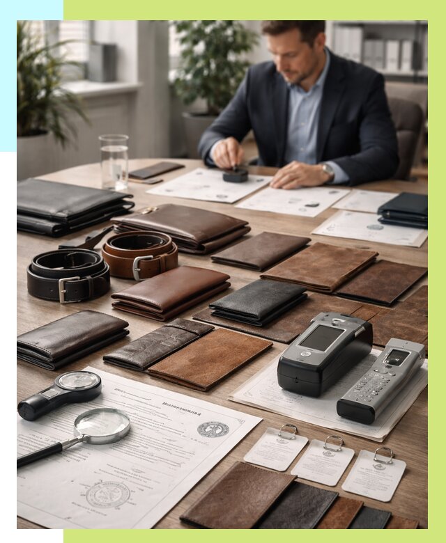 Сертификация кожаных изделий в Белорецке от 12164 р. | Алешин-Блр