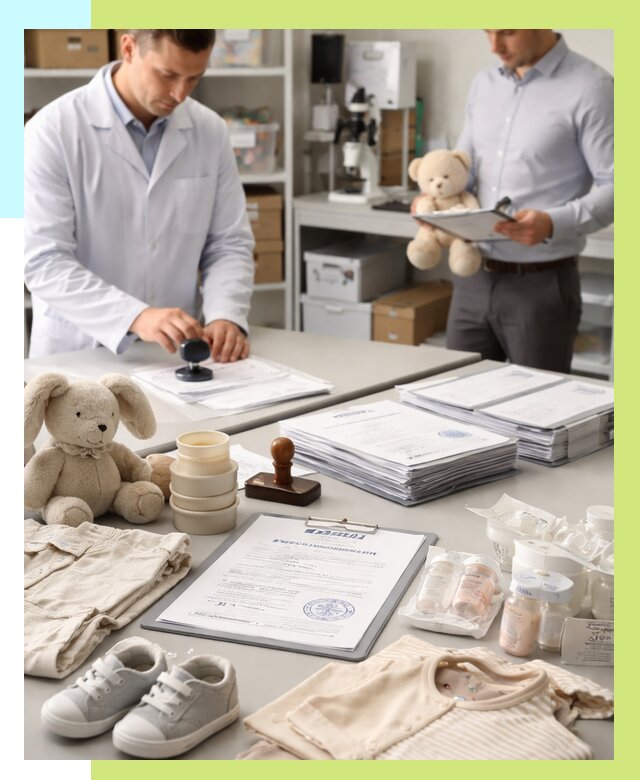 Сертификация детских товаров в Белорецке от 15206 р. | Алешин-Блр