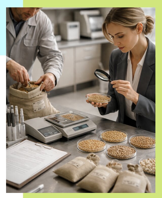 Сертификация зерна в Белорецке по цене от 15206 р. | Алешин-Блр