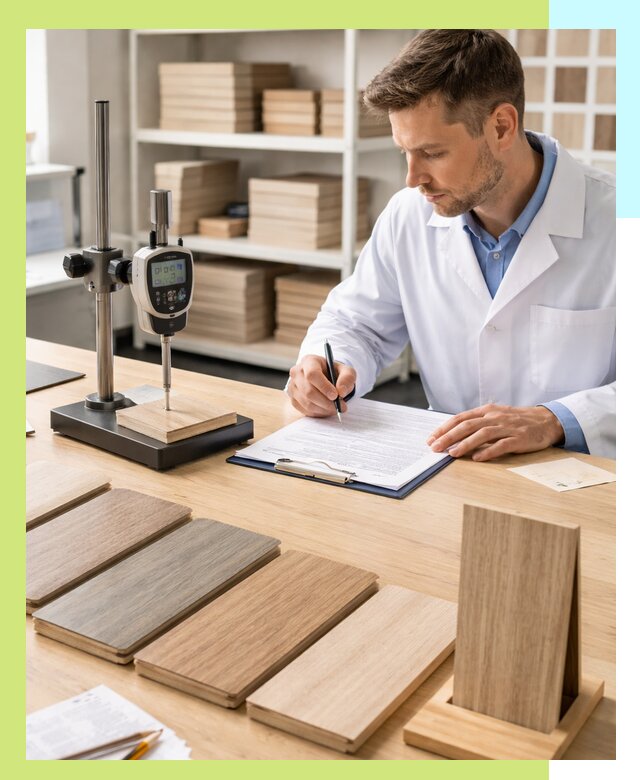 Сертификация ламината с испытаниями и оформлением документов в Белорецке