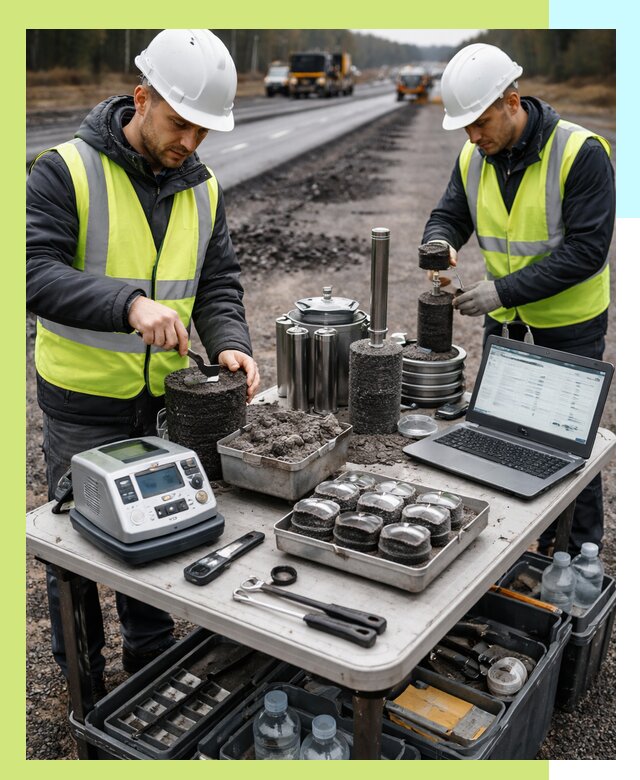 Сертификация асфальта: испытания и подтверждение в Белорецке