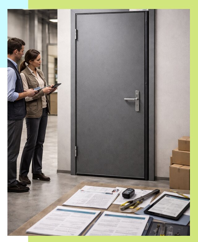 Сертификация противопожарных дверей в Белорецке от 9123 р. | Алешин-Блр