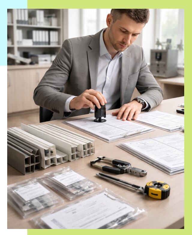 Сертификация ПВХ продукции в Белорецке от 8616 р., Алешин-Блр