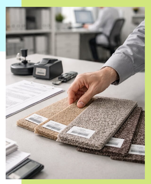 Сертификация ковролина в Белорецке от 15206 р., Алешин-Блр