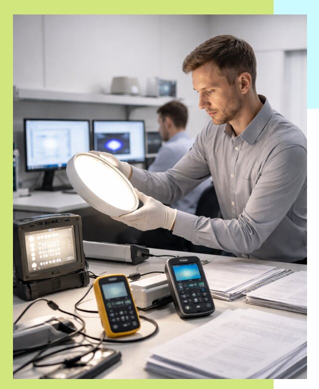 Сертификация светильников в Белорецке: испытания и оформление