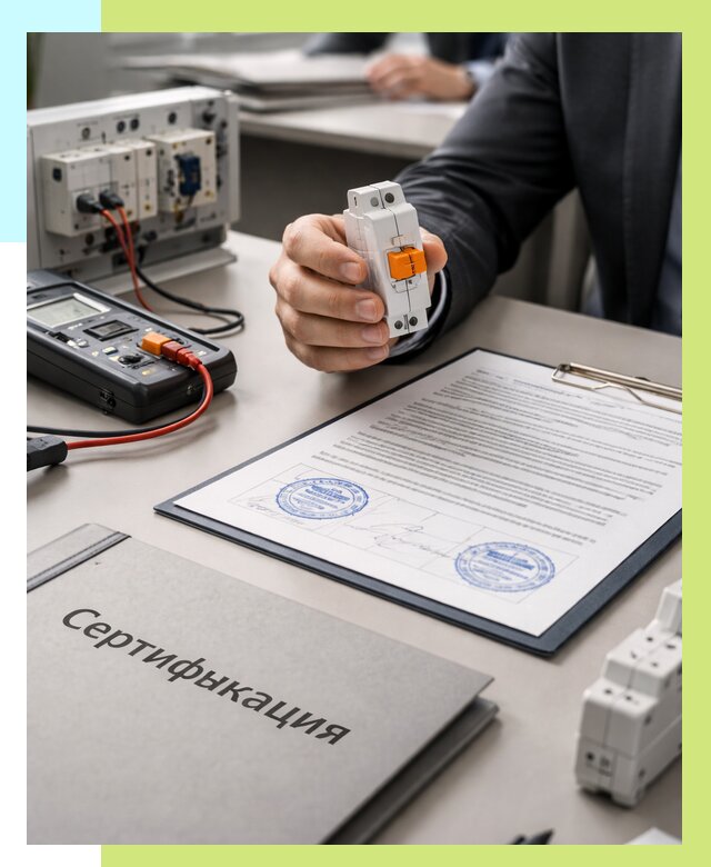 Сертификация выключателей под ключ в Белорецке от 15206 р. | Алешин-Блр