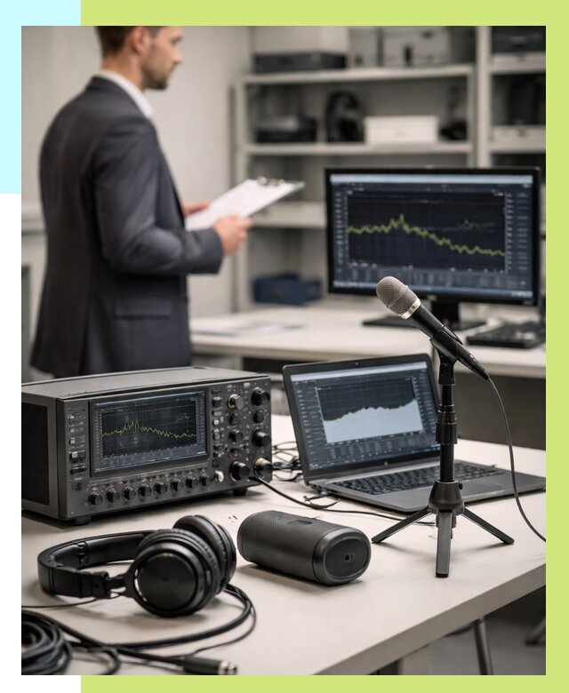 Сертификация аудиотехники в Белорецке от 15206 р., Алешин-Блр