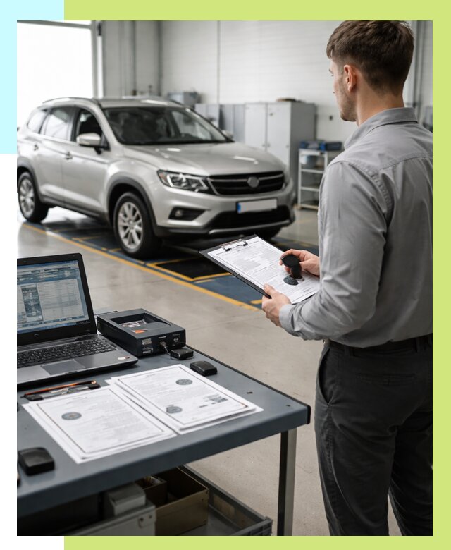 Сертификация транспортных средств в Белорецке от 12164 р. | Алешин-Блр