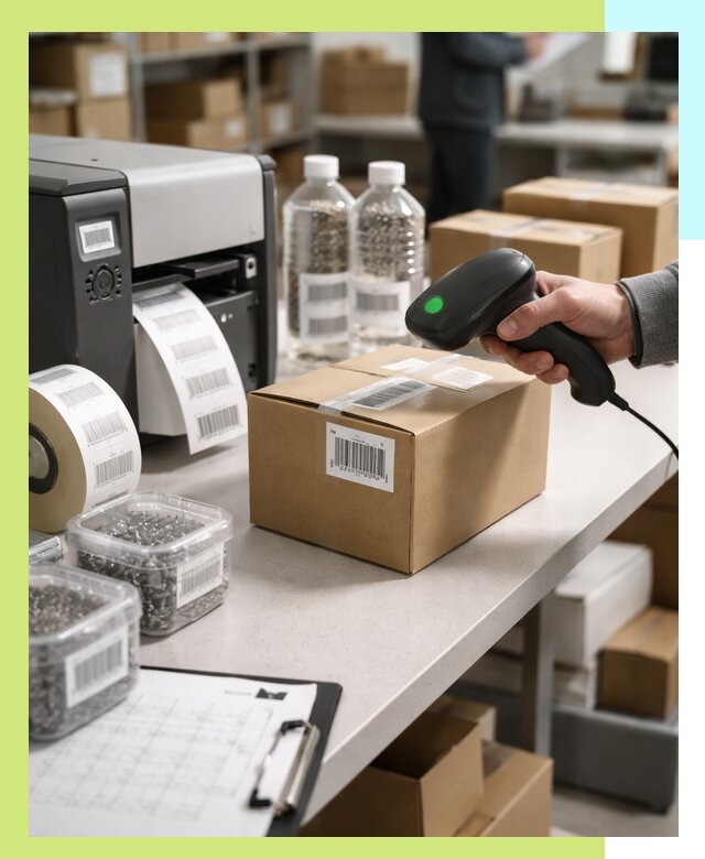 Штрихкодирование продукции и маркировка для продажи в Белорецке