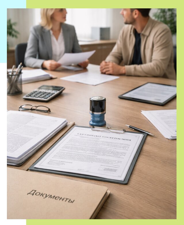 Сертификат соответствия на продукцию в Белорецке от 15206 р.|Алешин-Блр