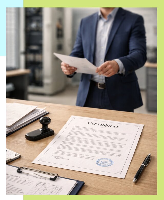 Сертификат на оборудование в Белорецке от 15206 р. | Алешин-Блр