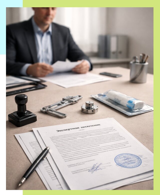 Экспертное заключение на продукцию в Белорецке от 8616 р. | Алешин-Блр