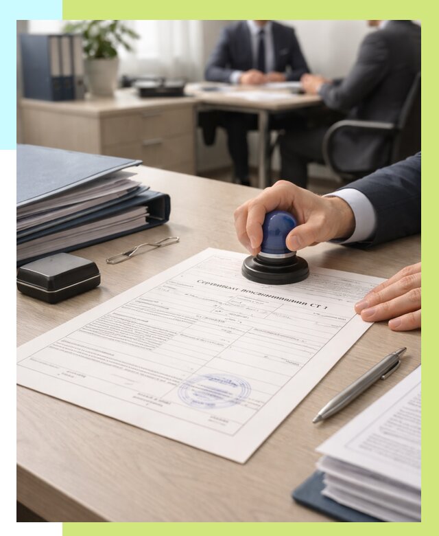 Сертификат происхождения СТ 1 в Белорецке от 4562 р. | Алешин-Блр