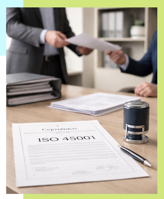 Сертификат ISO 45001 в Белорецке под ключ от 45617 р. | Алешин-Блр